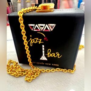 Collectible novelty Kate Spade Matchbox rare Mini Frame Clutch Crossbody New!!!